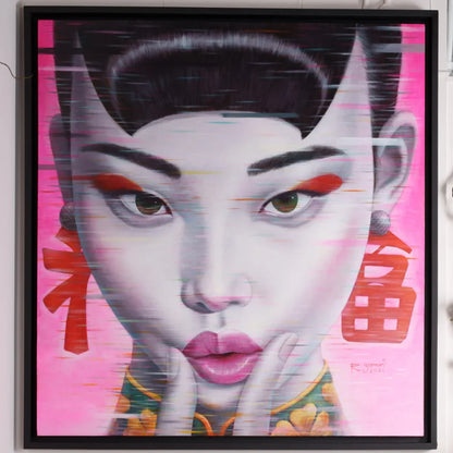 Wall Art Painting PINK LADY