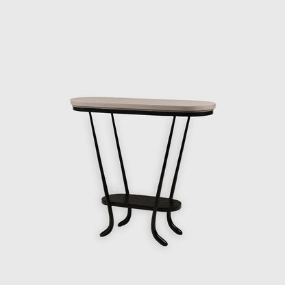 Paris Console Bronze Nera Pumice Leather