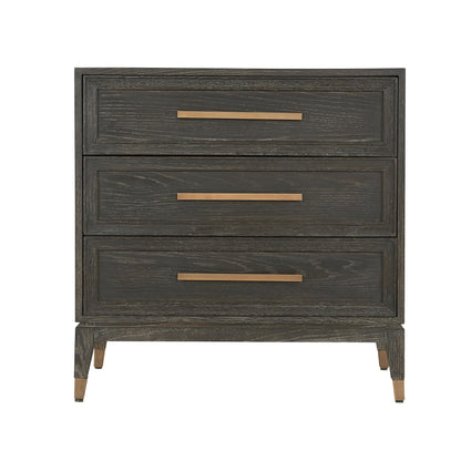 Renmin 3 Drawer Chest Carbon Oak