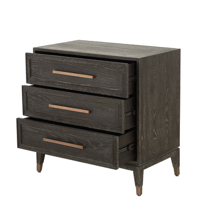 Renmin 3 Drawer Chest Carbon Oak