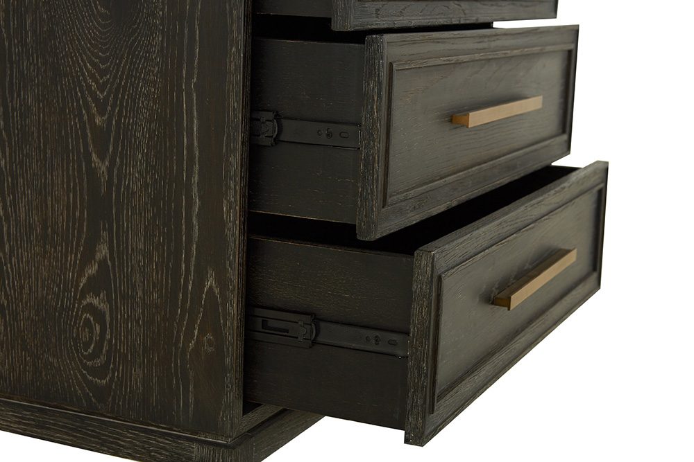 Renmin 3 Drawer Chest Carbon Oak