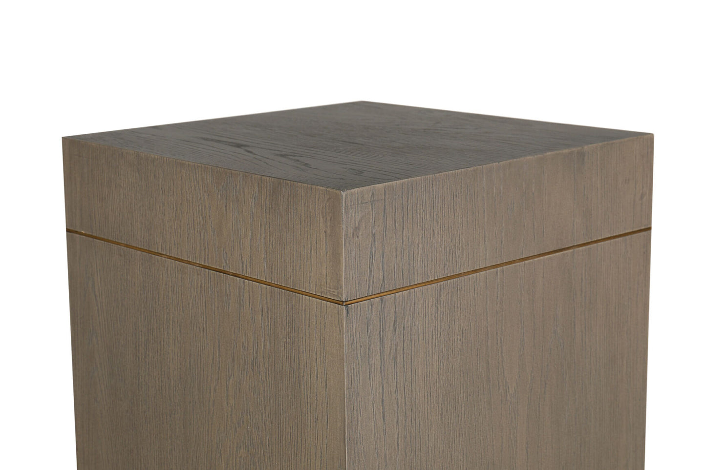 Renmin Side Table Grey Oak 40cm