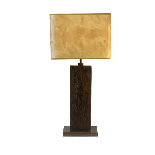 Wode Table Lamp Antique Bronze