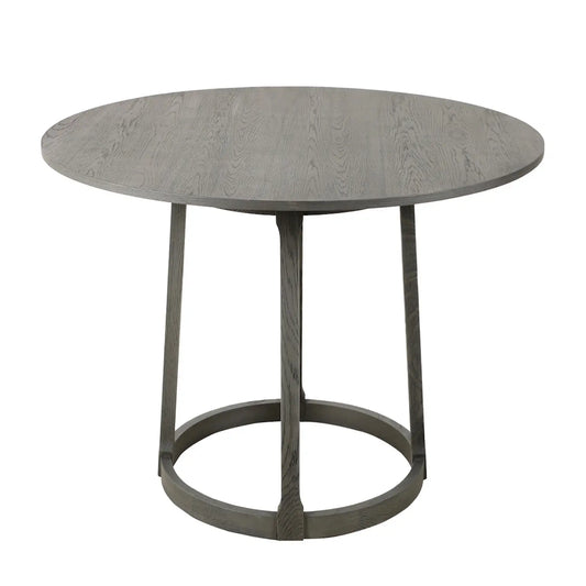 Astor Round Dining Table Midnight Oak 120cm