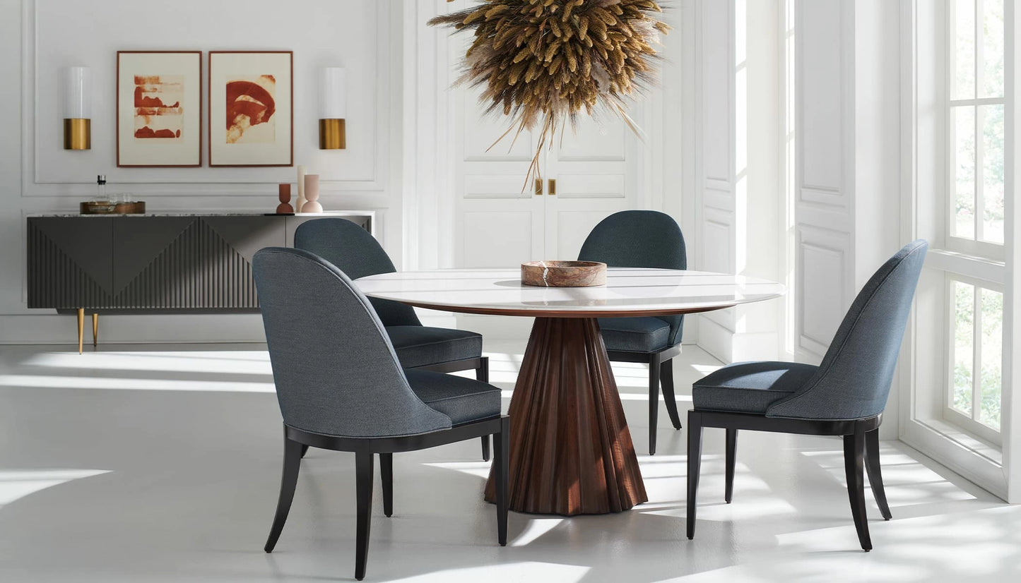 Pyras4 Seat Round Dining Table