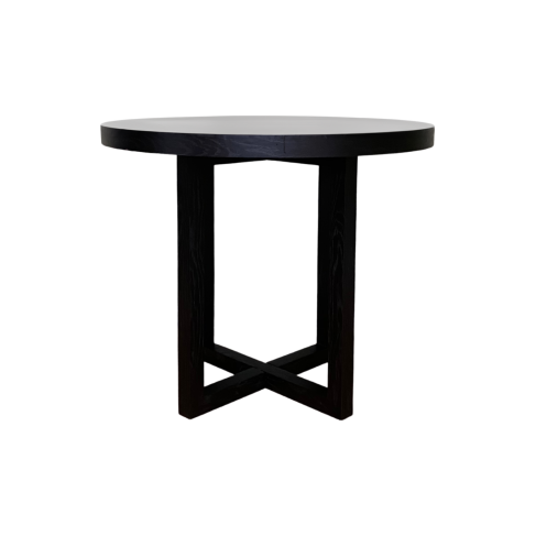 Iris Black Dining Table 90cms