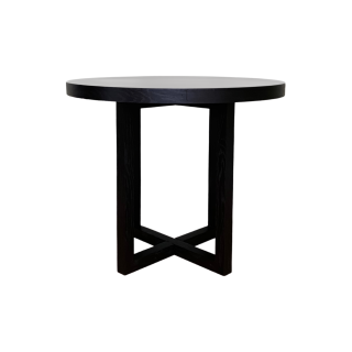 Iris Black Dining Table 90cms