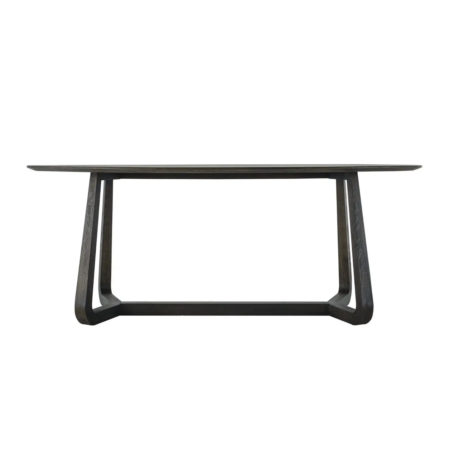 Renmin Oval Dining Table Carbon Oak 200 cm