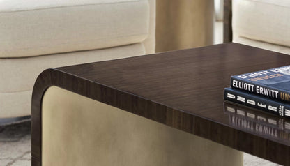 Modern Streamline Rectangular Coffee Table