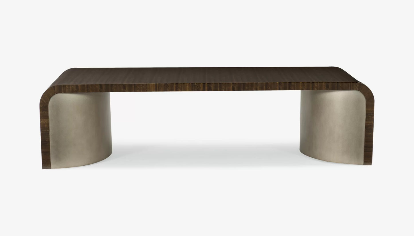 Modern Streamline Rectangular Coffee Table