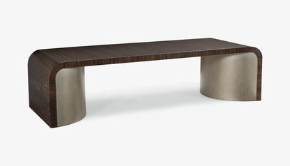 Modern Streamline Rectangular Coffee Table