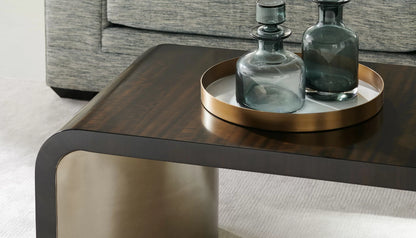 Modern Streamline Rectangular Coffee Table