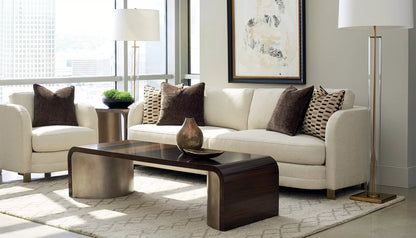 Modern Streamline Rectangular Coffee Table