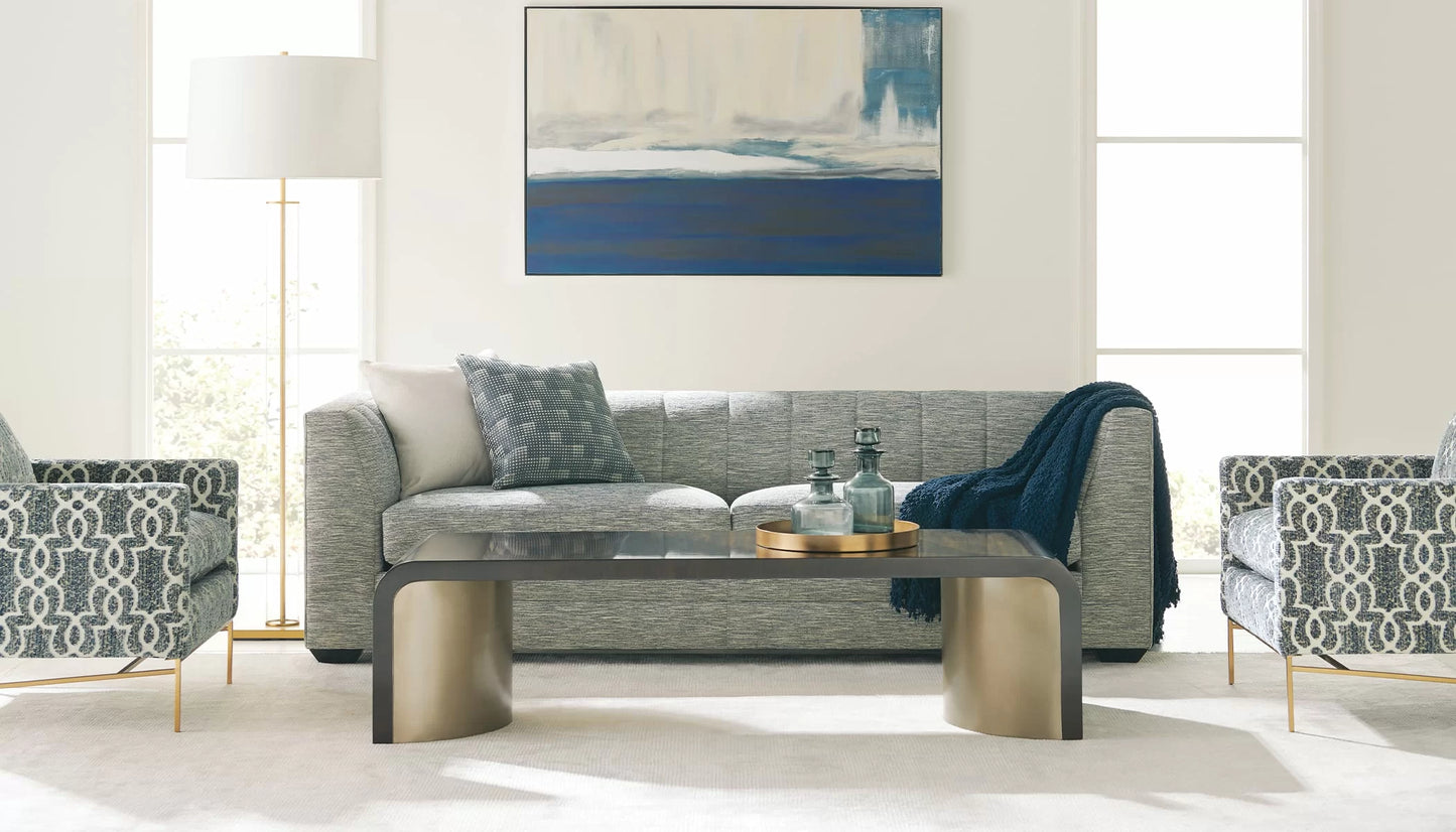 Modern Streamline Rectangular Coffee Table