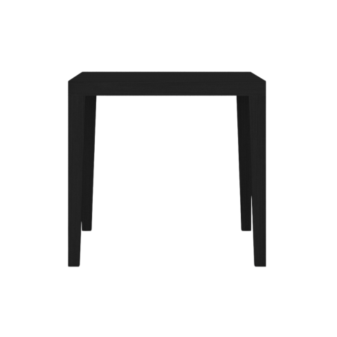 Peony Black Square Dining Table