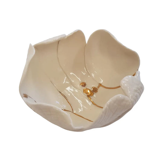 Porcelain Flower Shaped Bowl