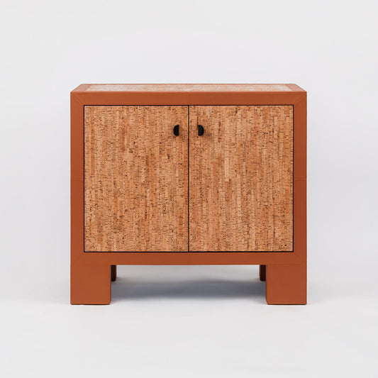 Ralf Cabinet Leather and Cork