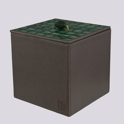 Pagoda Jade Leather Box