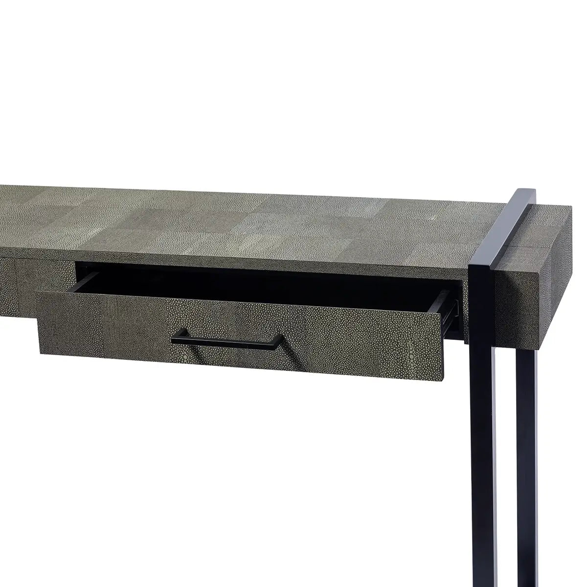 Slide Console Shagreen Leather