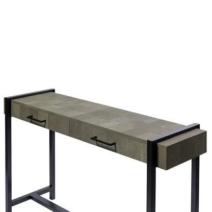 Slide Console Shagreen Leather