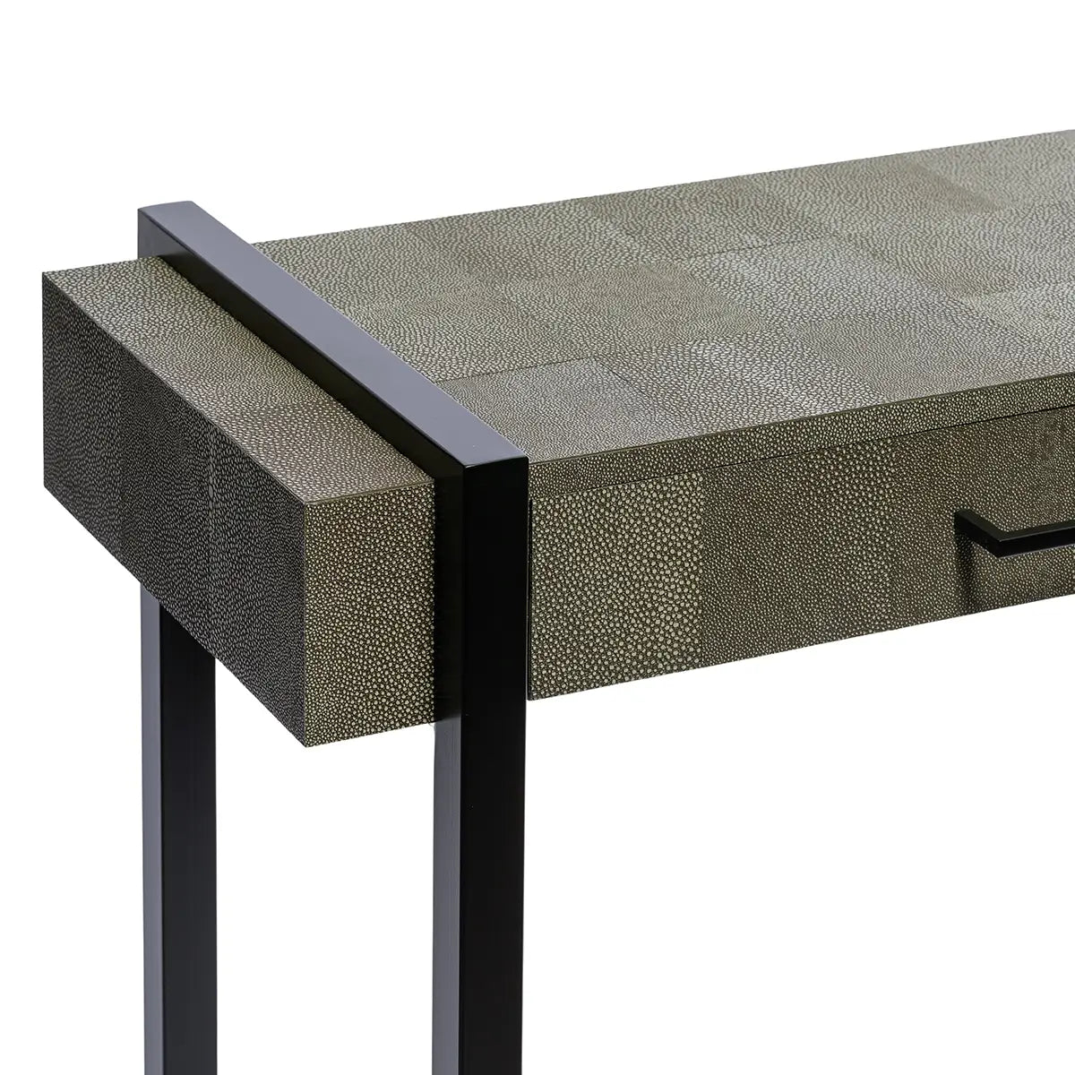 Slide Console Shagreen Leather