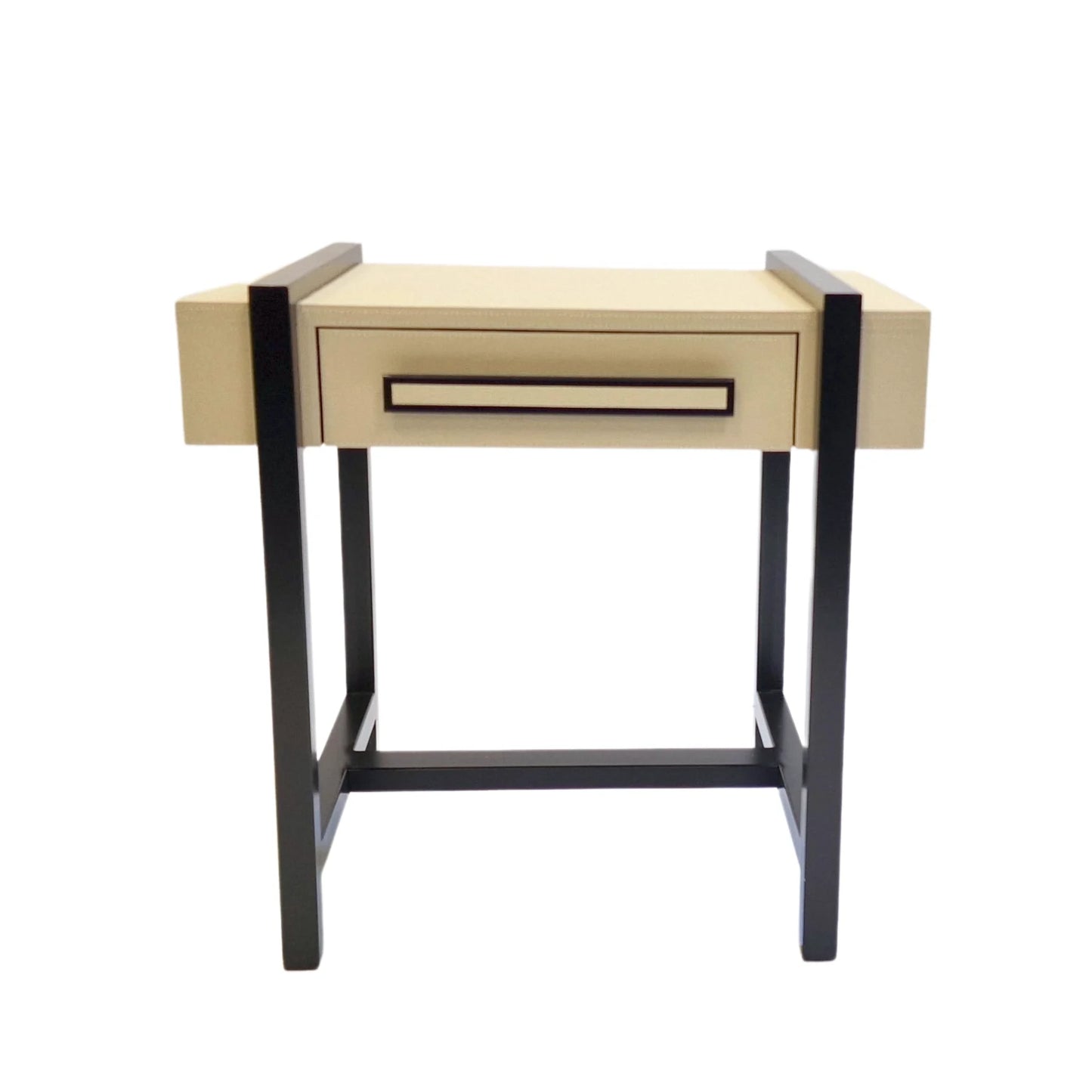 Slide Side Table Pumice Leather