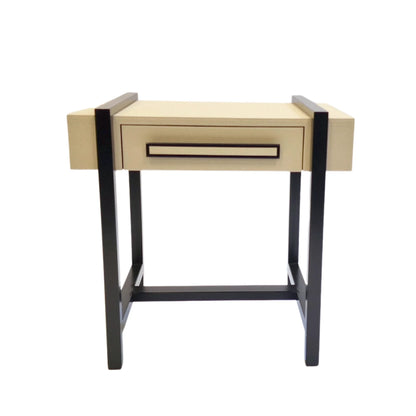 Slide Side Table Pumice Leather