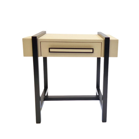 Slide Side Table Pumice Leather