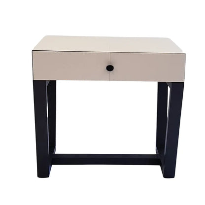 Slim Jim Side Table Pumice Leather 60cm