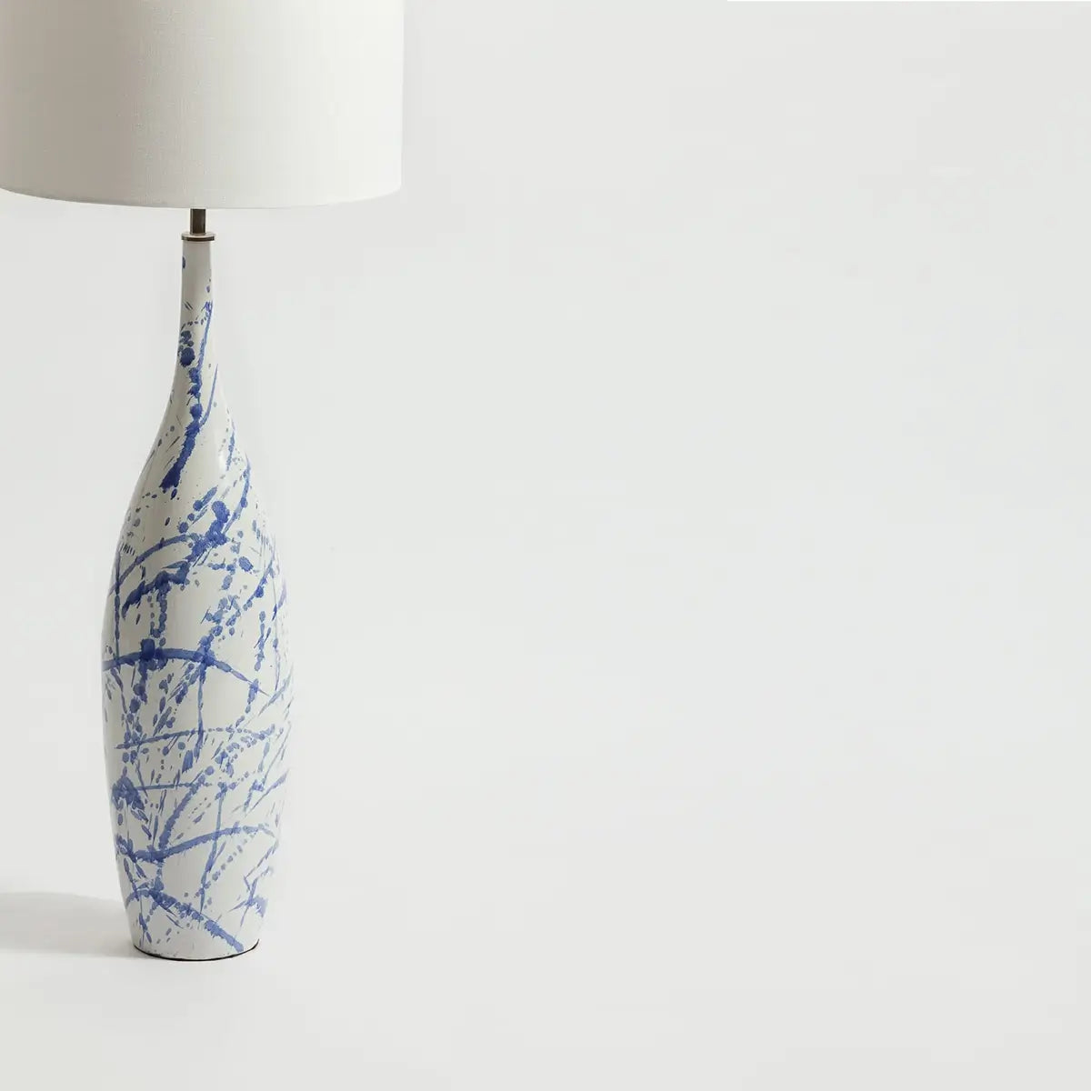 Splash Ceramic Lamp Blue