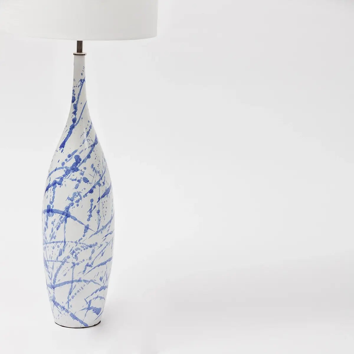 Splash Ceramic Lamp Blue