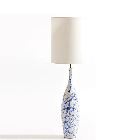 Splash Ceramic Lamp Blue