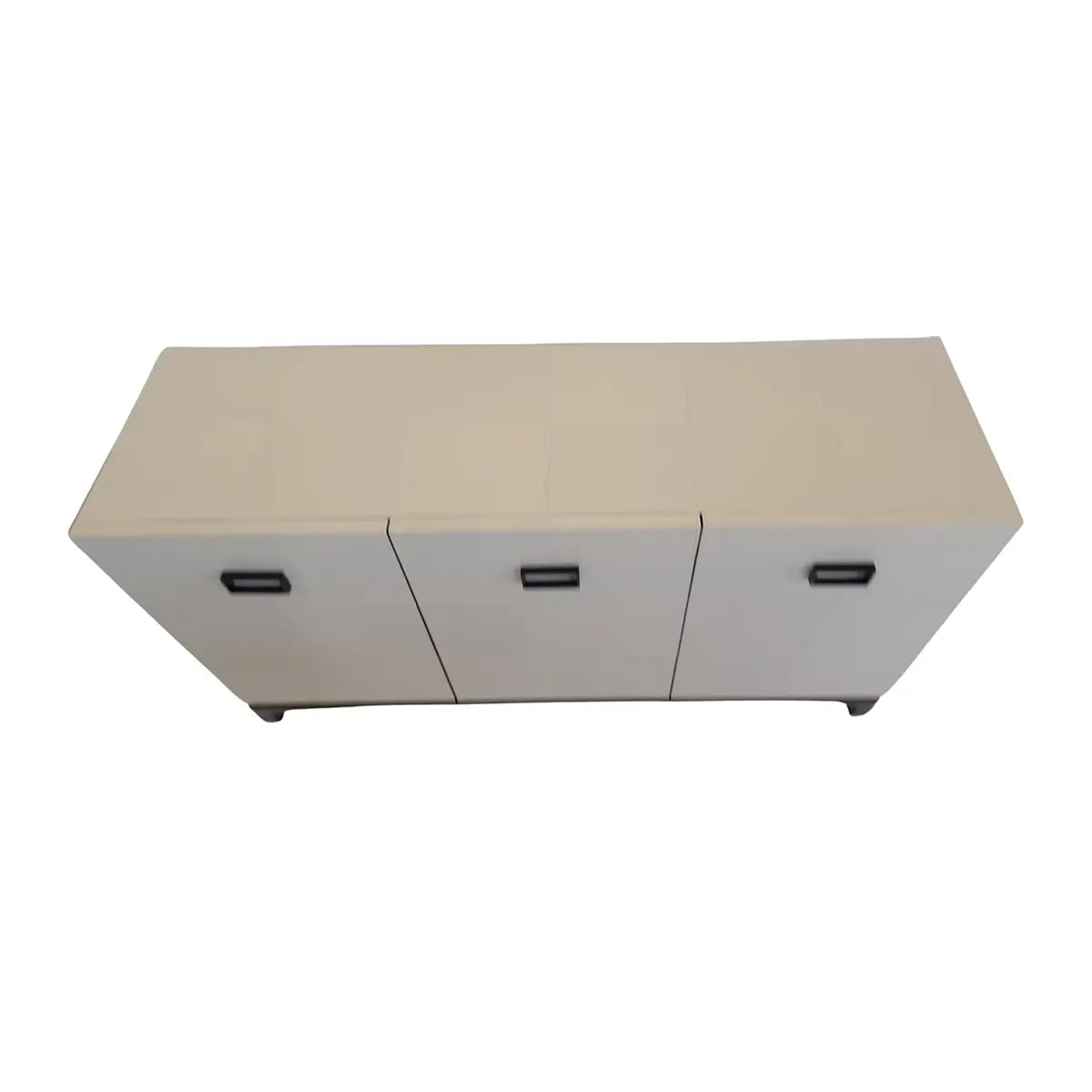 Paragon Cabinet 3 Door Leather Pumice