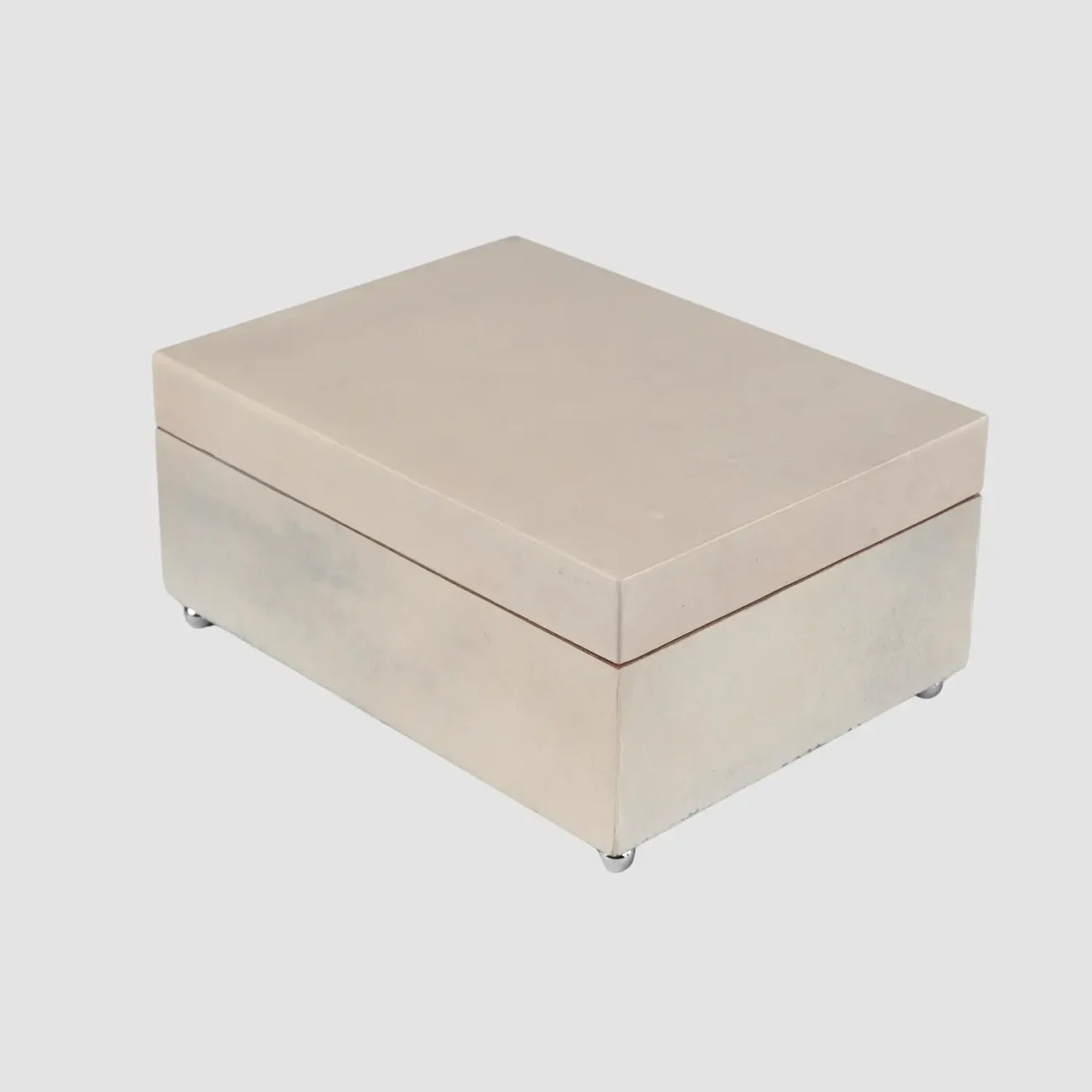 Vellum And Nickel Box