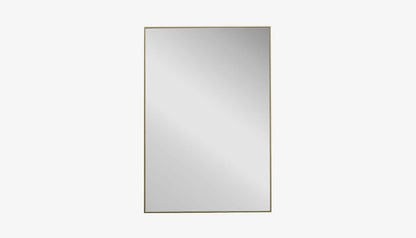 Simple Wall Mirror in Gold Finish