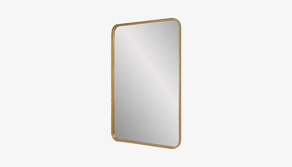 Toby Wall Mirror in Gold Leaf Finish