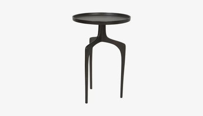 Tripod Side Table in Rich Espresso Finish