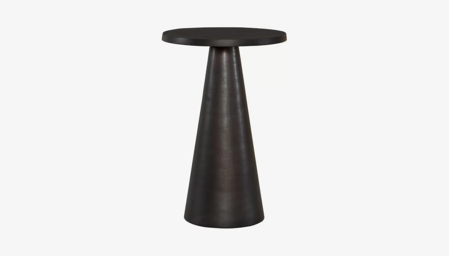 Tulip Side Table in Dark Bronze Finish