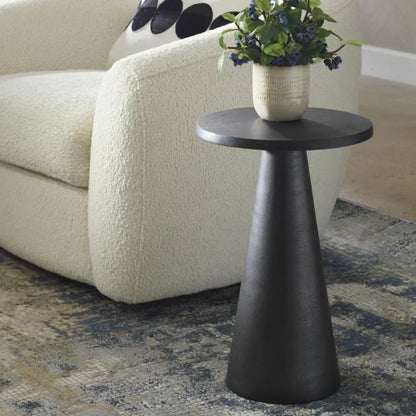 Tulip Side Table in Dark Bronze Finish