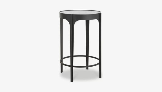 Evan Side Table in Matte Black